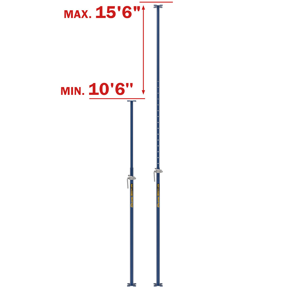 Metaltech Shoring Post - 10’6’’ (3.20 M) 15’6’’ (4.72 M)