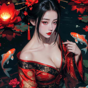 Floating Kimono Gardend