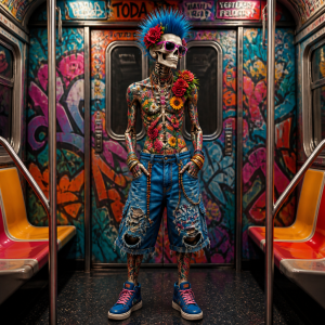 Punk skeleton