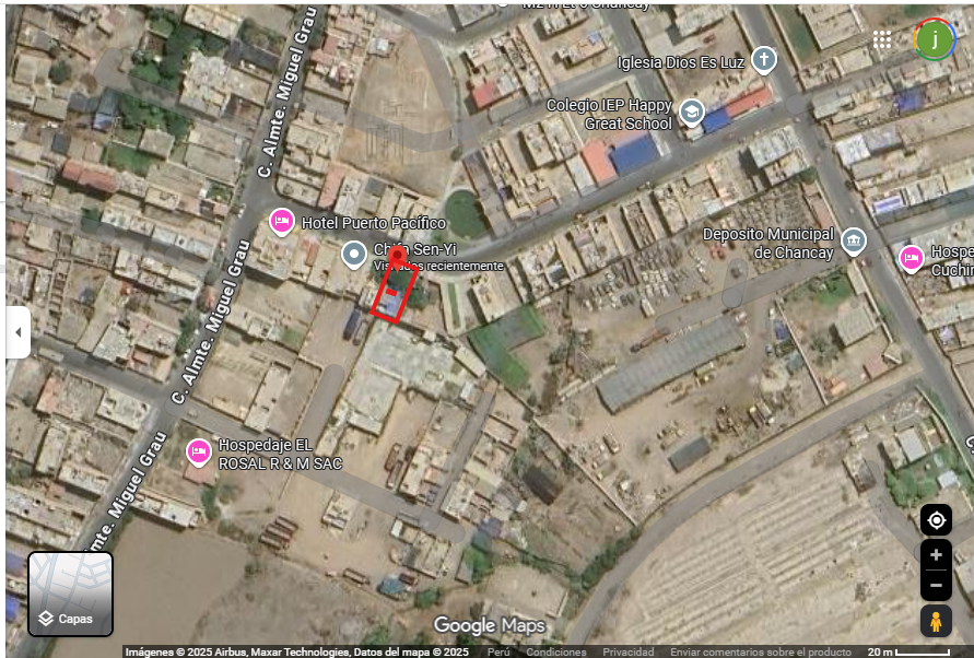 CHANCAY, PROPIEDAD DE 120 M2 DE TERRENO, ZONA URBANA,TOTALMENTE SANEADA