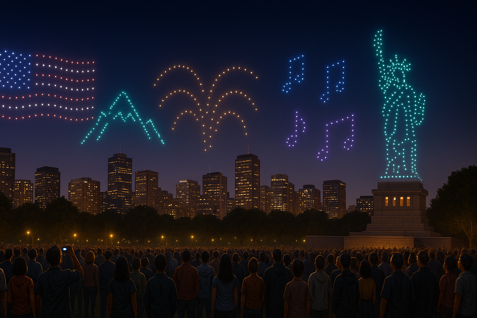 How Cities Are Embracing Drone Shows for Public Celebrations icon