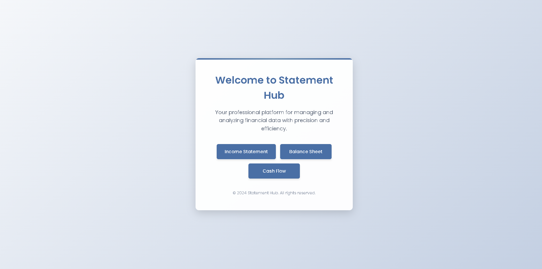Income Statement App