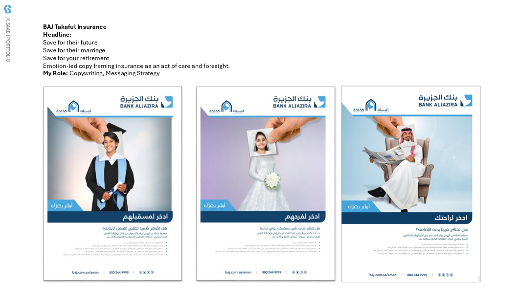 BAJ Takaful Insurance - Main Campaign
