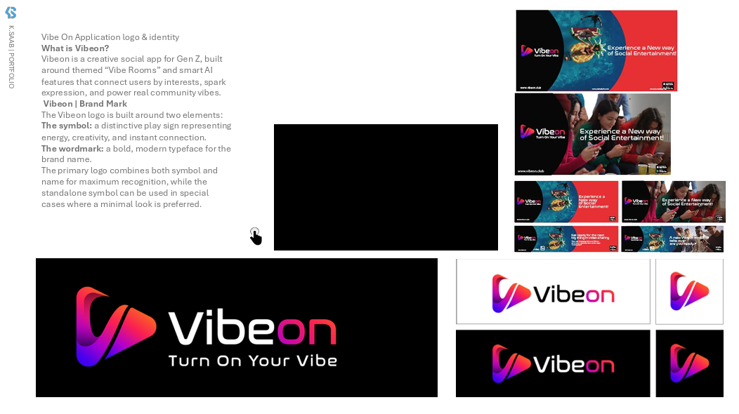Vibe On App Logo - Main Design