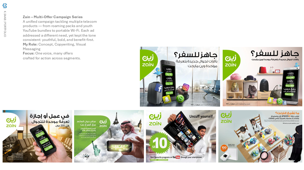 Zain International Data Roaming - Main Campaign