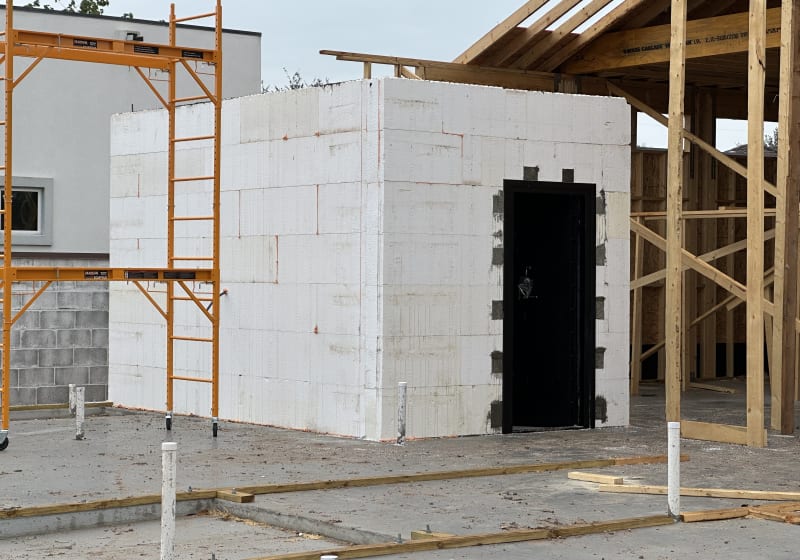 Pharr Residential ICF Safe Room - ICF project by Rusot USA