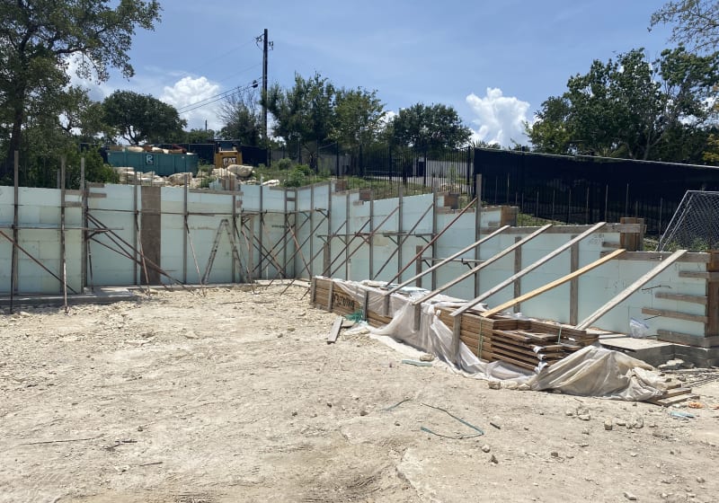 Bee Cave New Home ICF Basement - ICF project by Rusot USA