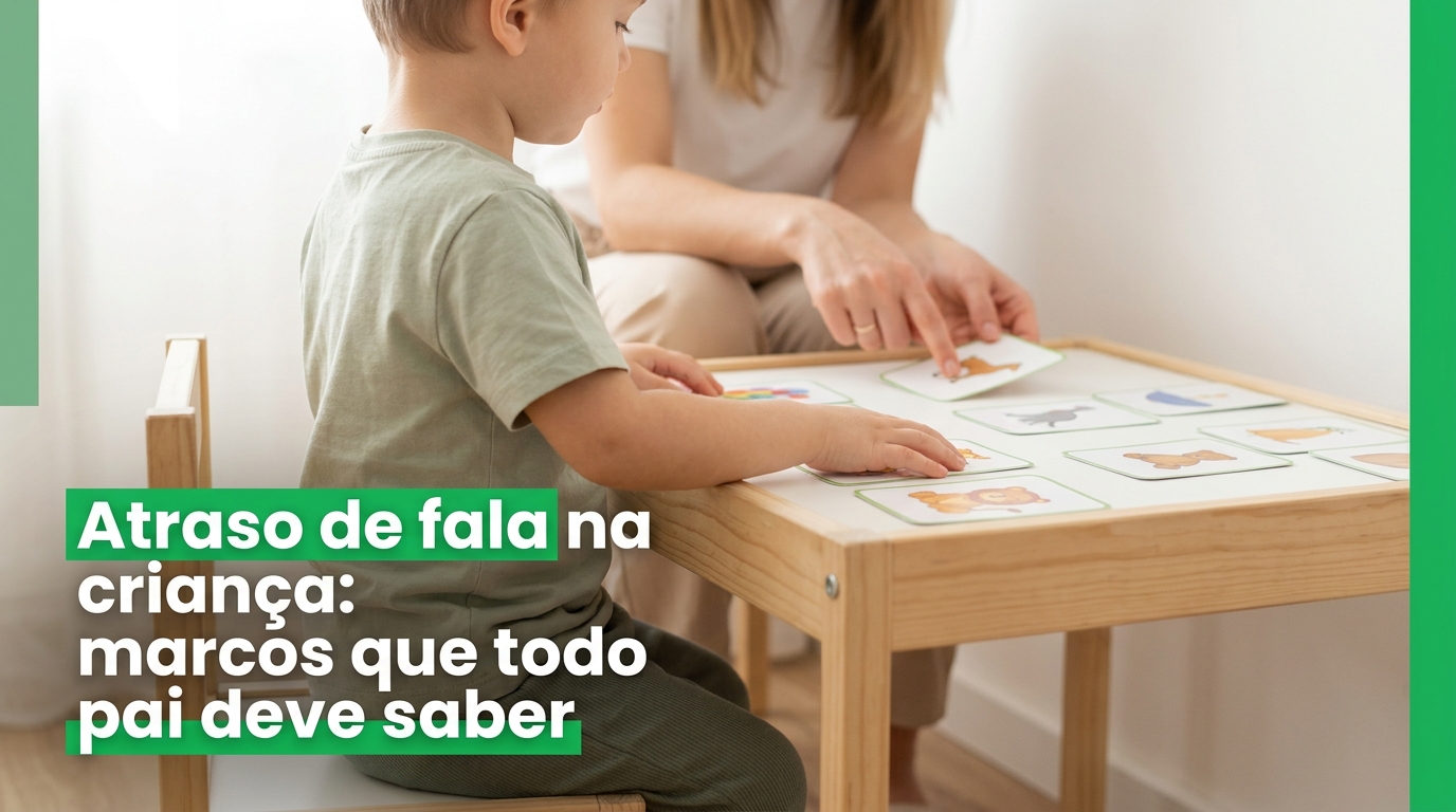 Atraso de fala na criança: marcos que todo pai deve saber