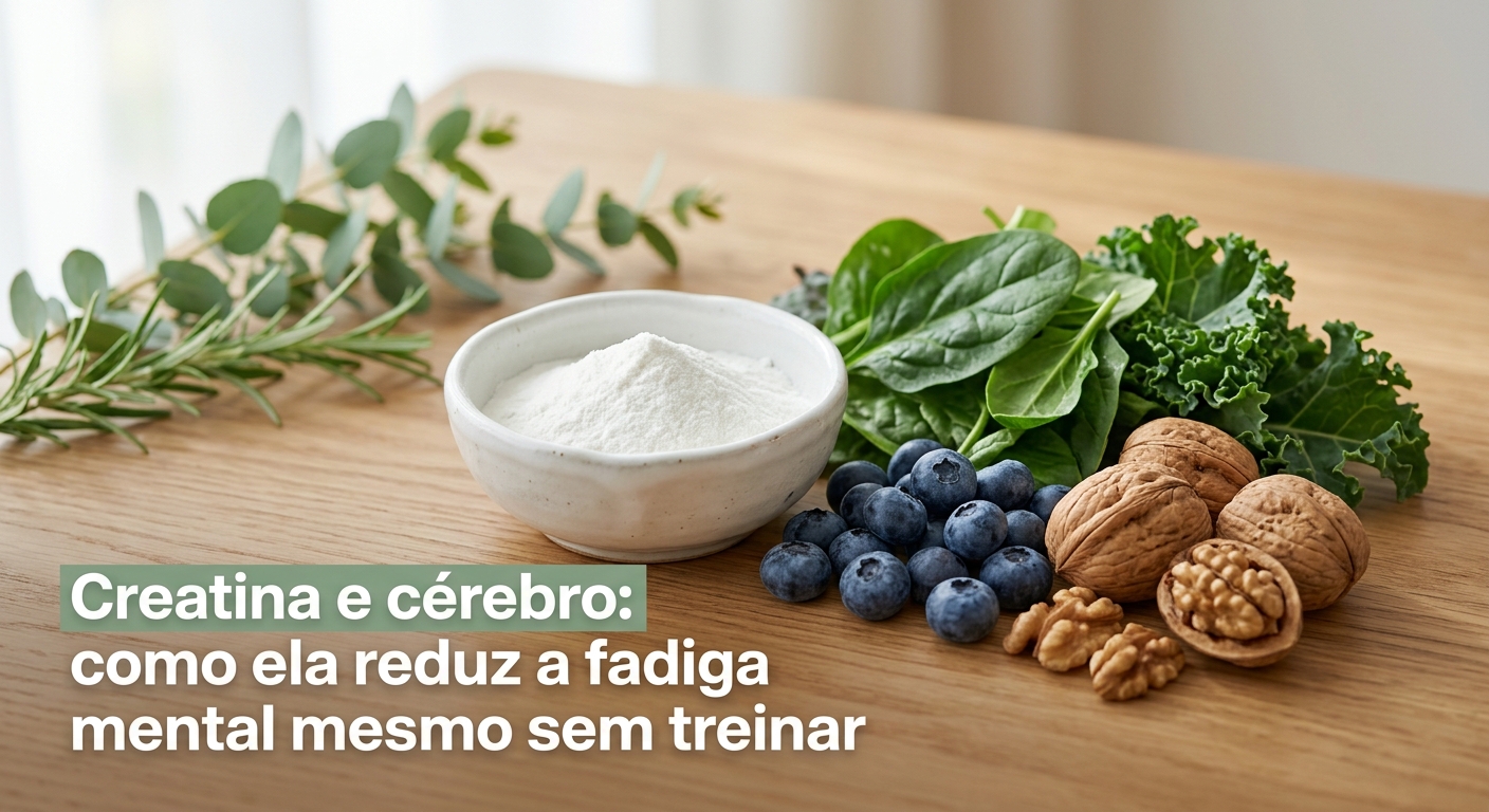 Creatina e cérebro: como ela reduz a fadiga mental mesmo sem treinar