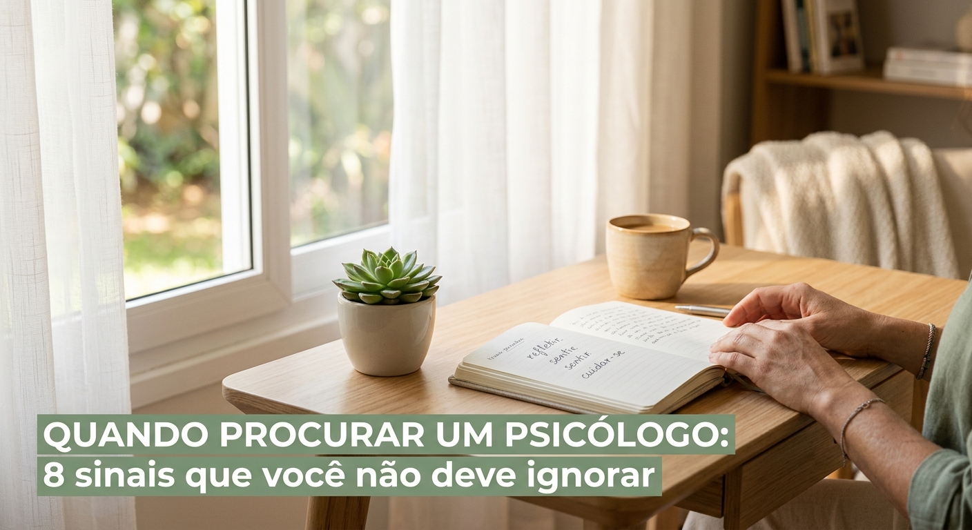 Quando procurar um psicólogo: 8 sinais que você não deve ignorar