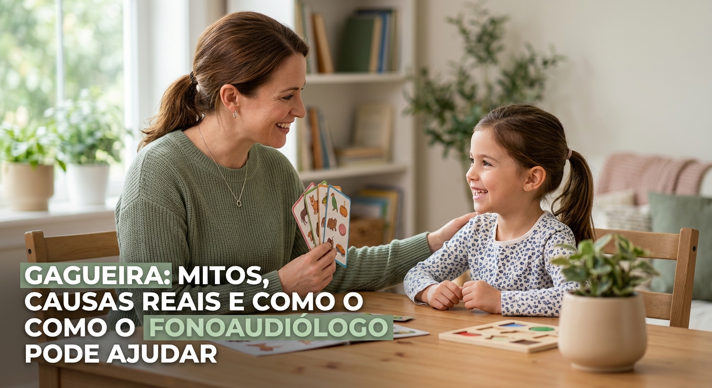 Gagueira: mitos, causas reais e como o fonoaudiólogo pode ajudar