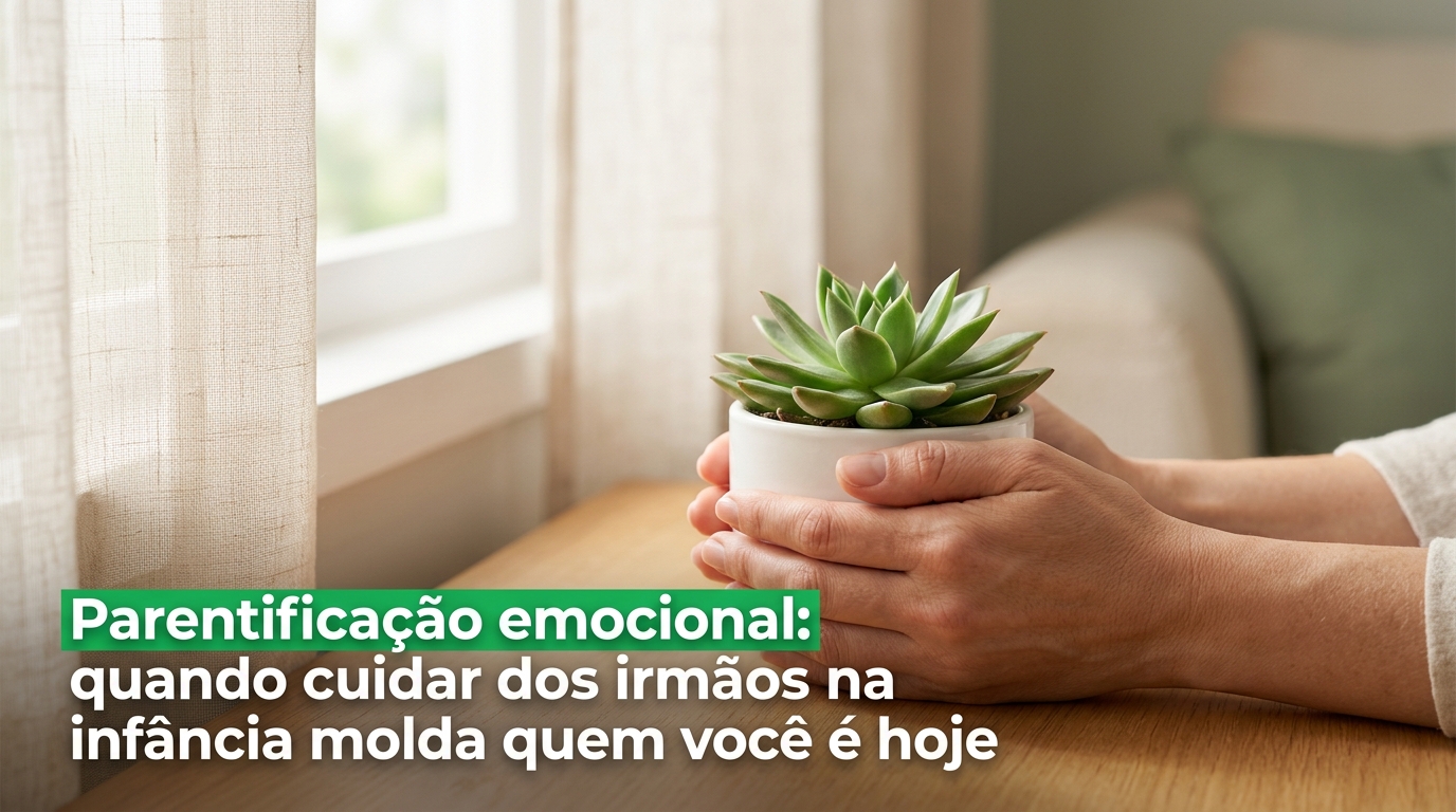 Parentificação emocional: quando cuidar dos irmãos na infância molda quem você é hoje