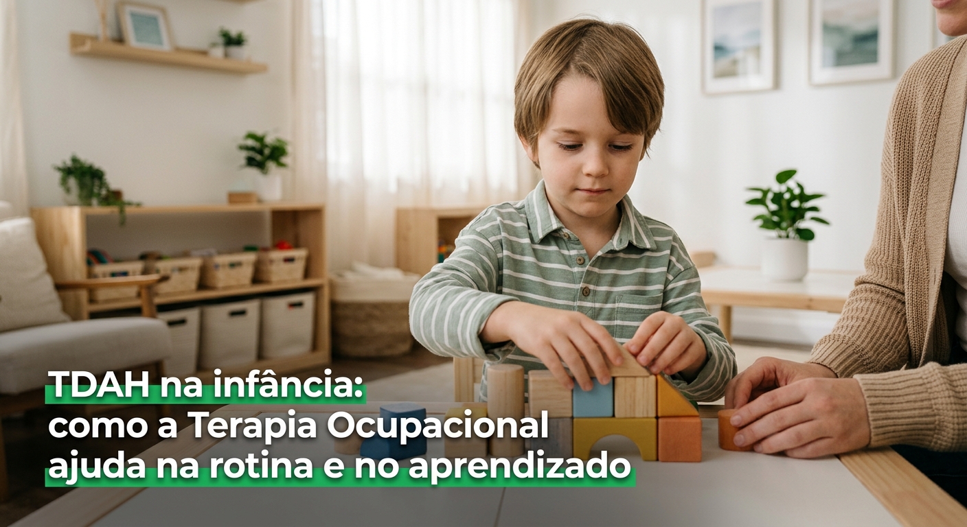 TDAH na infância: como a Terapia Ocupacional ajuda na rotina e no aprendizado