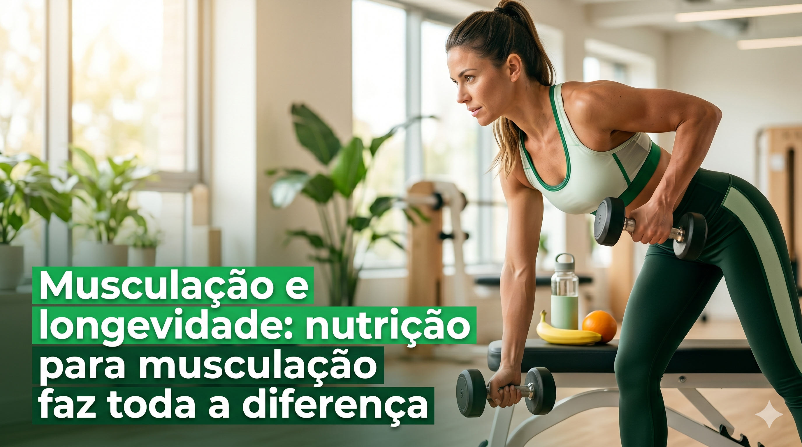 Musculação e longevidade: nutrição para musculação faz toda a diferença