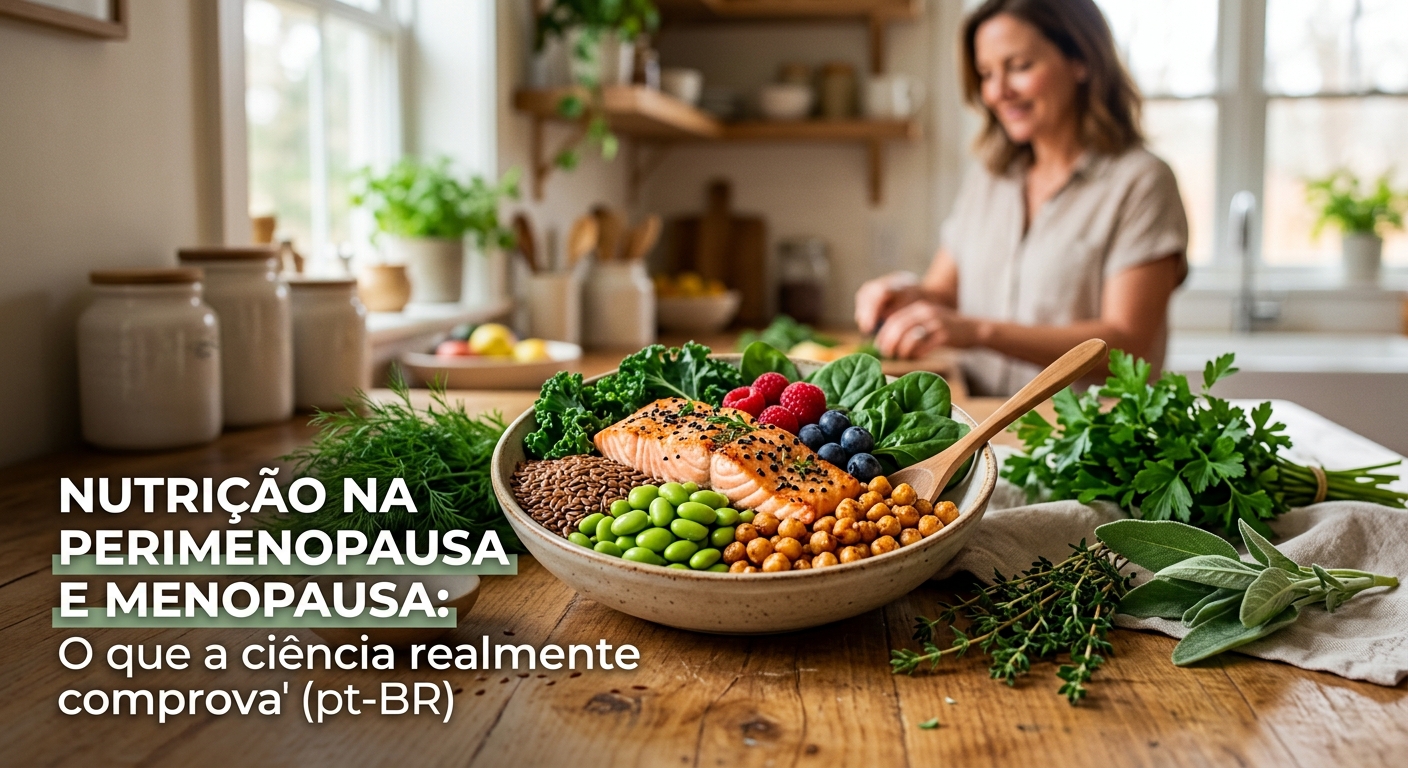 Nutrição na perimenopausa e menopausa: o que a ciência realmente comprova