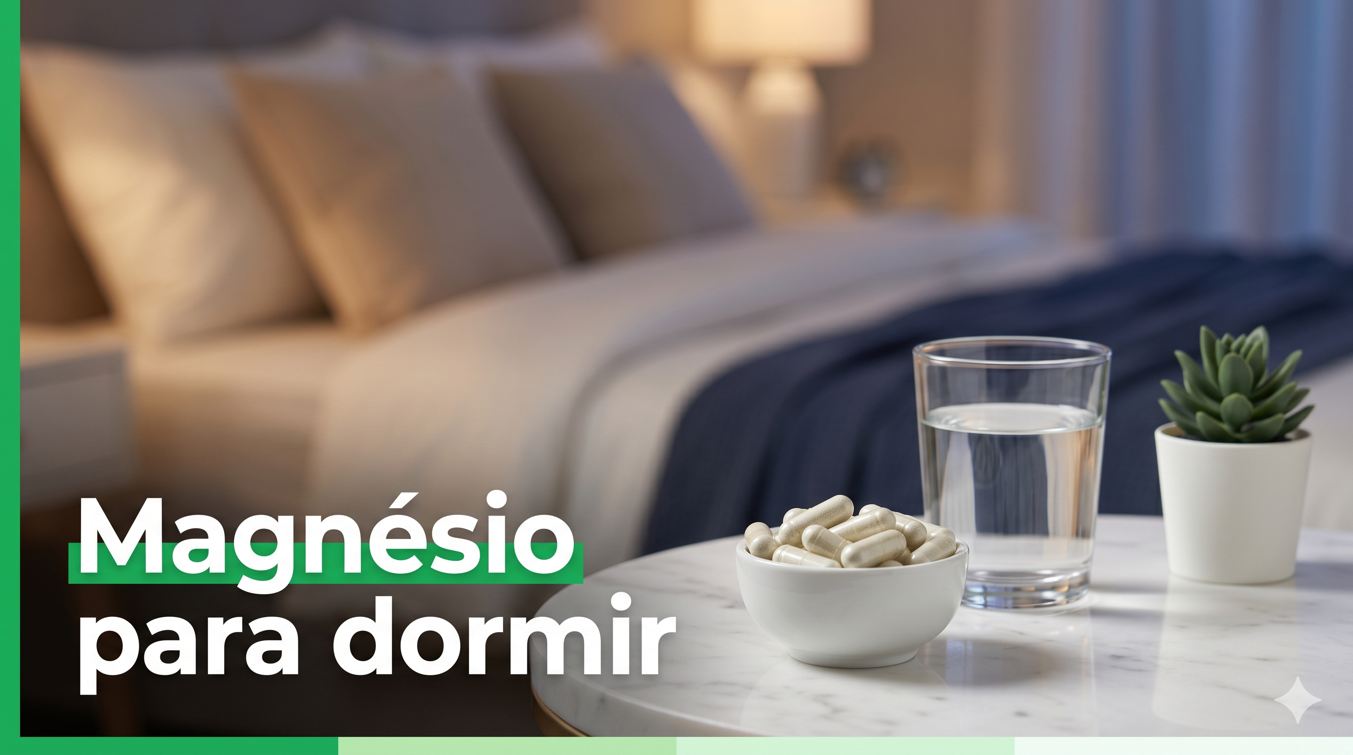 Magnésio para dormir: o que o nutricionista avalia antes de indicar a suplementação