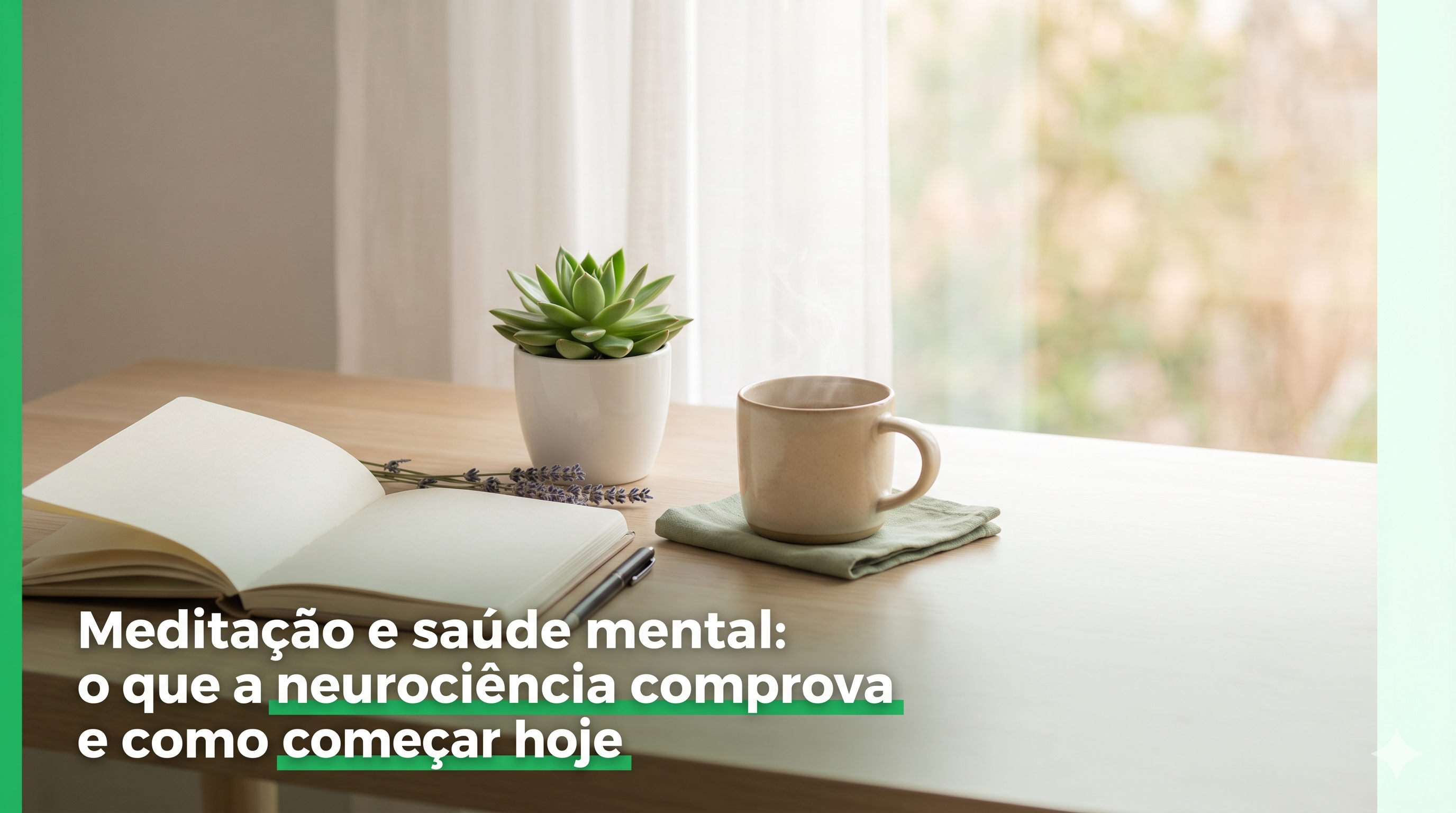 Meditação e saúde mental: o que a neurociência comprova e como começar hoje