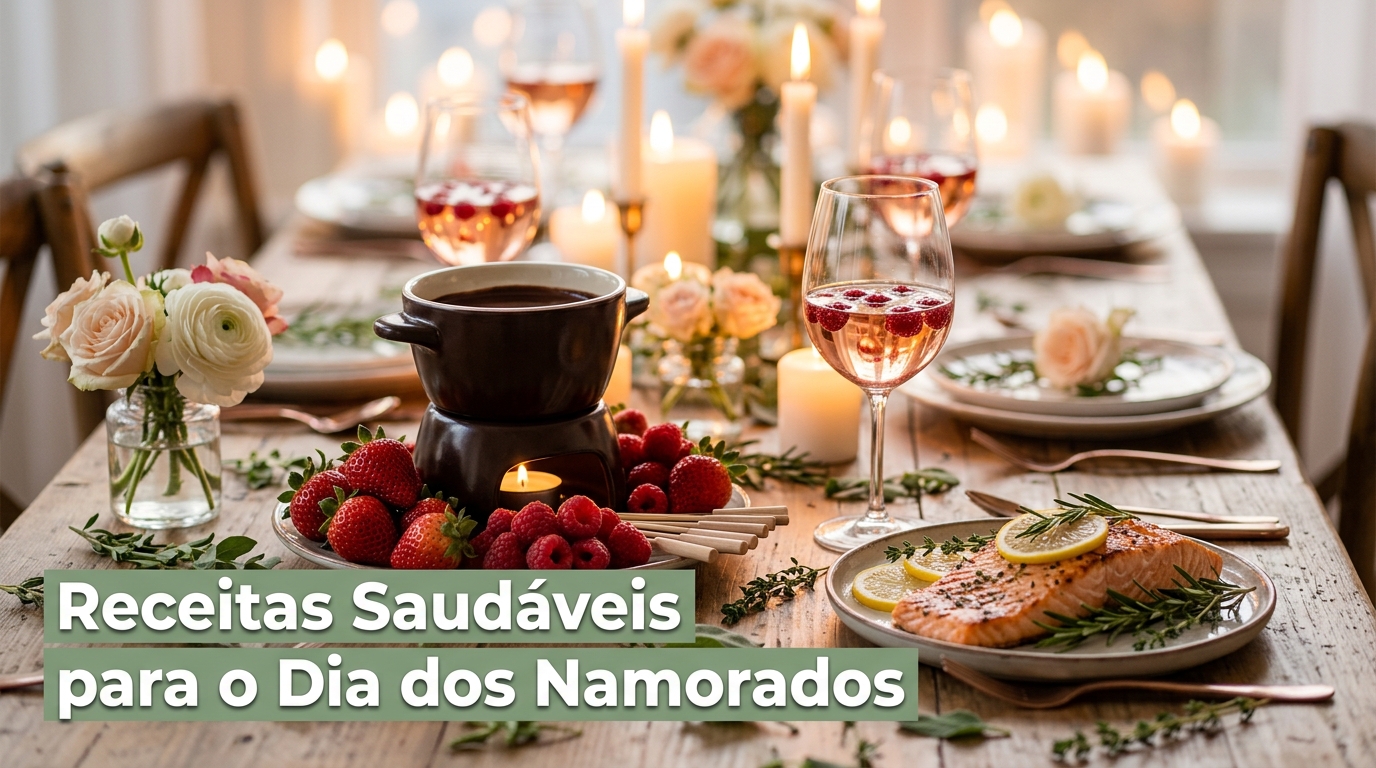 Receitas saudáveis para o Dia dos Namorados: celebre com sabor e bem-estar