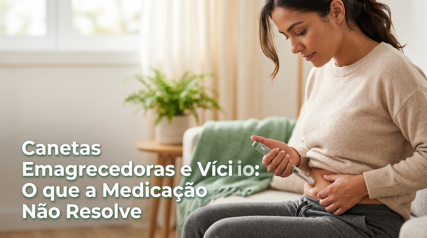 Canetas emagrecedoras e vício: o que a medicação não resolve