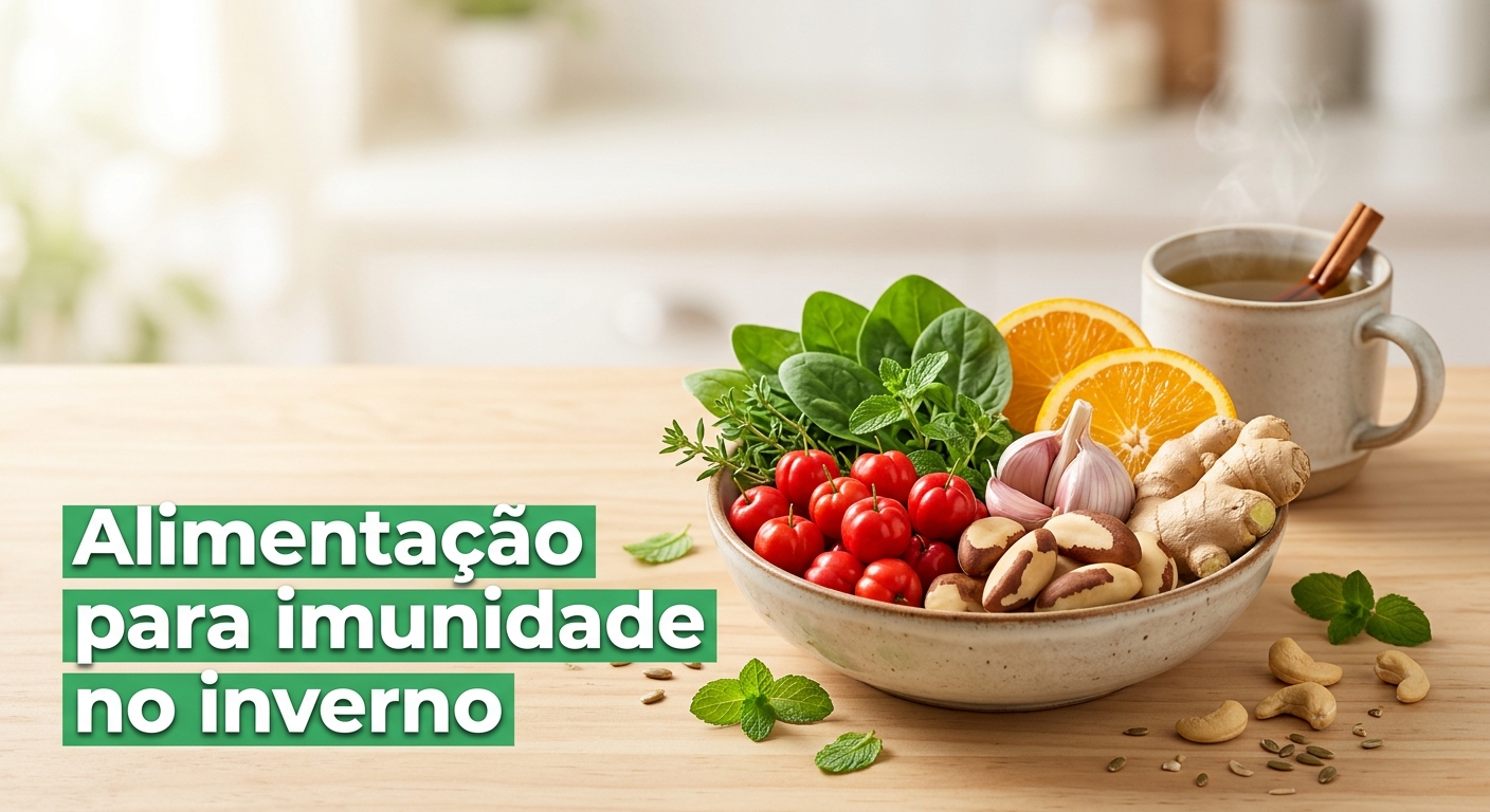Alimentação para imunidade no inverno: guia do nutricionista
