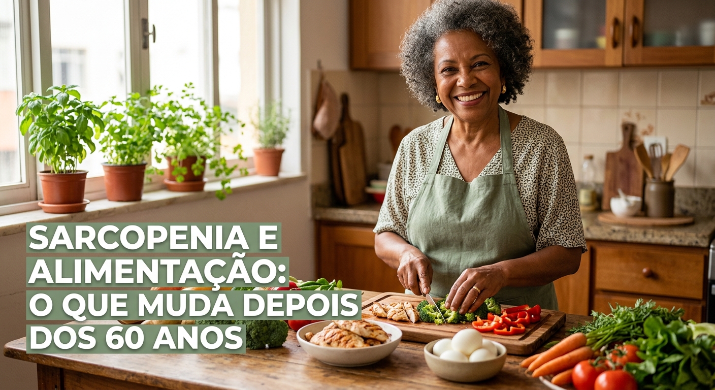Sarcopenia e alimentação: o que muda depois dos 60 anos