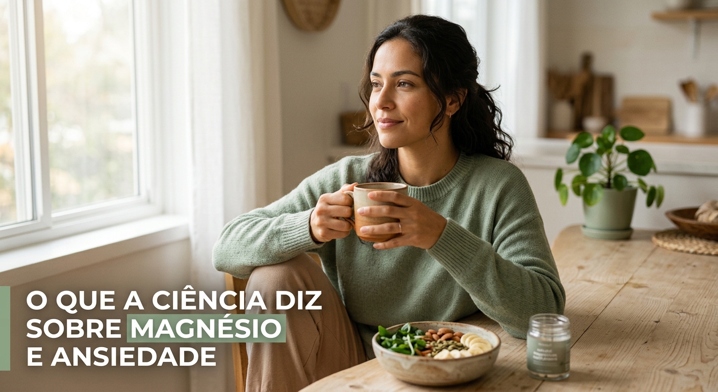 Magnésio e Ansiedade: o que a ciência diz sobre a suplementação