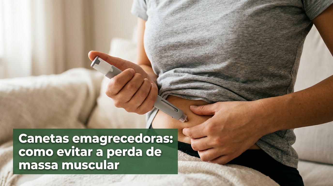 Canetas emagrecedoras: como evitar a perda de massa muscular