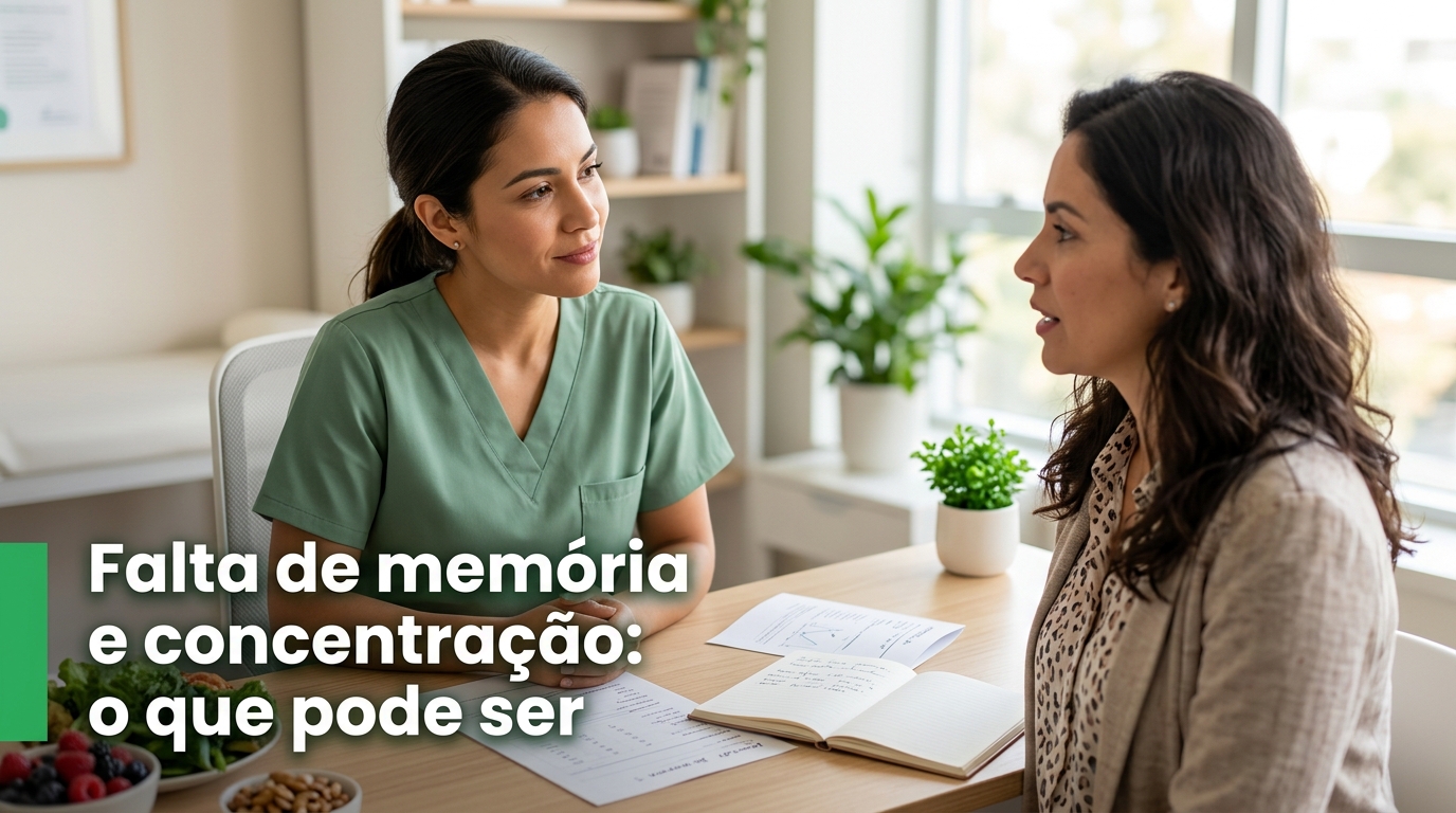 Falta de memória e concentração: o que pode ser