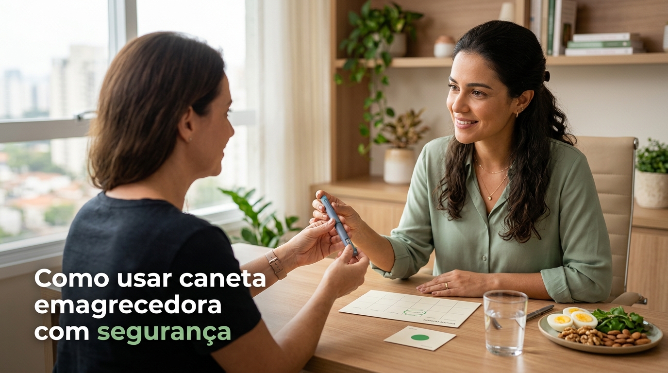 Como usar caneta emagrecedora com segurança: erros comuns