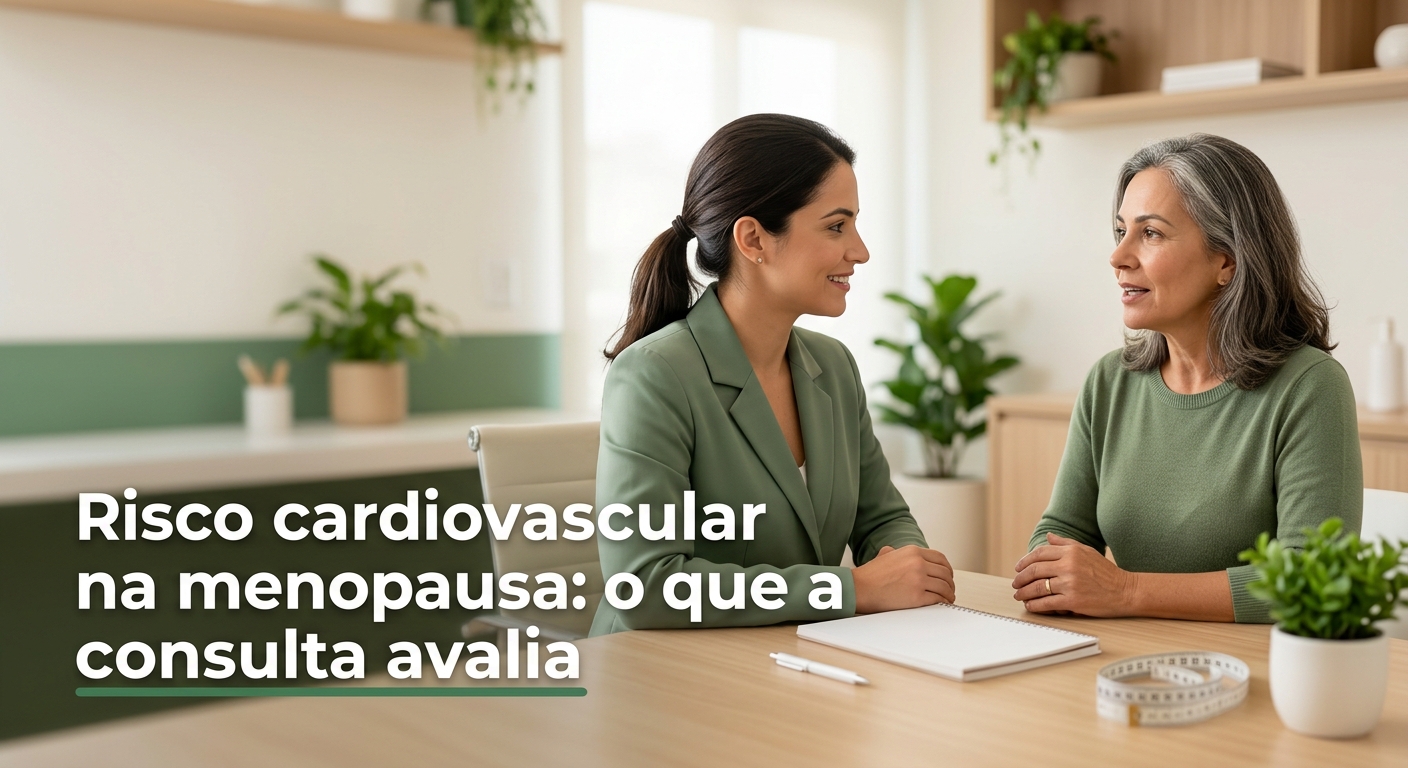 Risco cardiovascular na menopausa: o que a consulta avalia