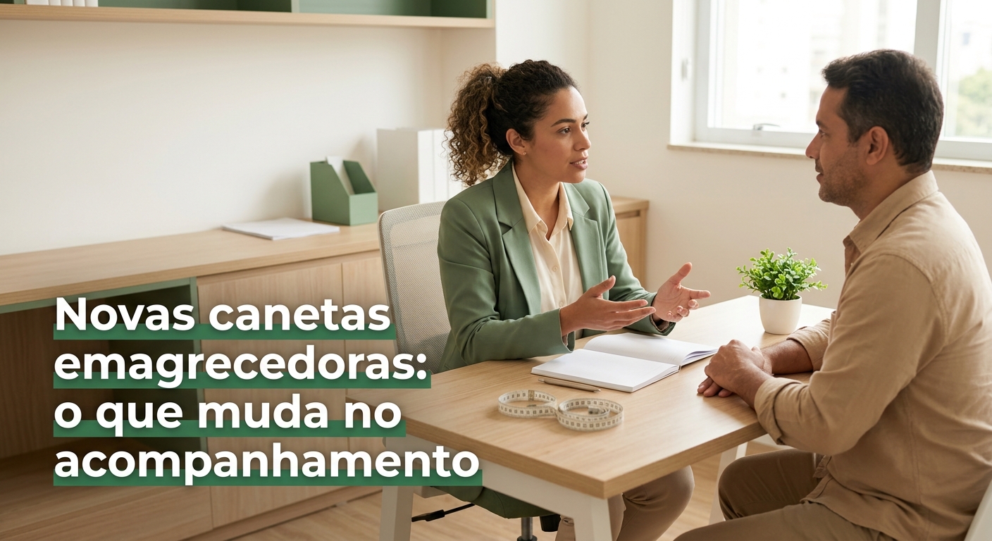 Novas canetas emagrecedoras: o que muda no acompanhamento