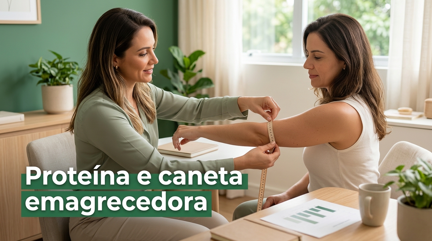 Proteína e caneta emagrecedora: quanto o consenso recomenda
