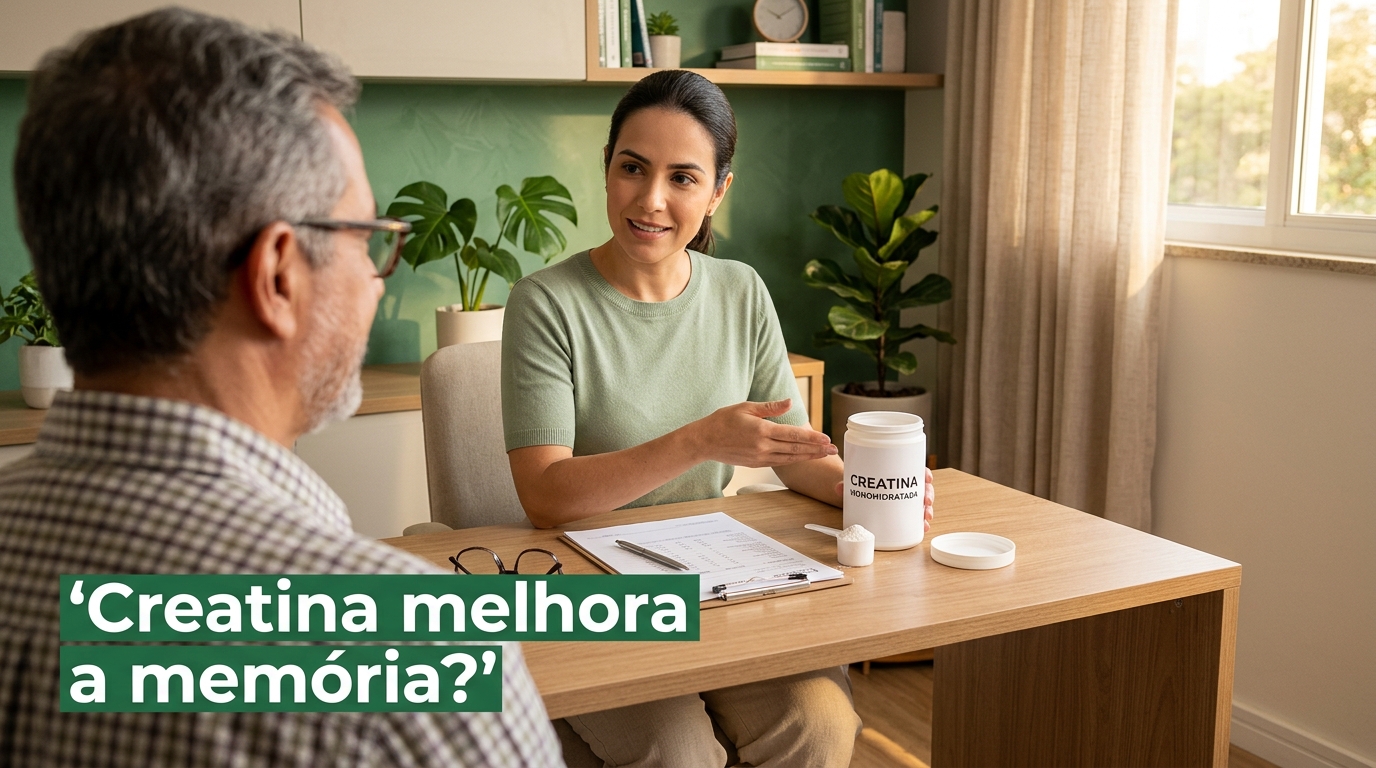 Creatina melhora a memória? O que a evidência realmente mostra