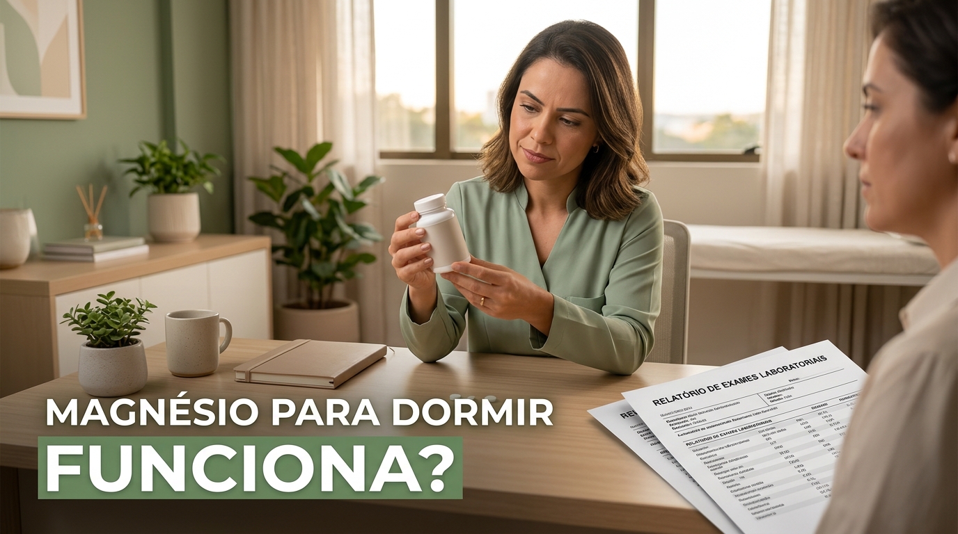 Magnésio para dormir funciona? O rótulo esconde o que importa