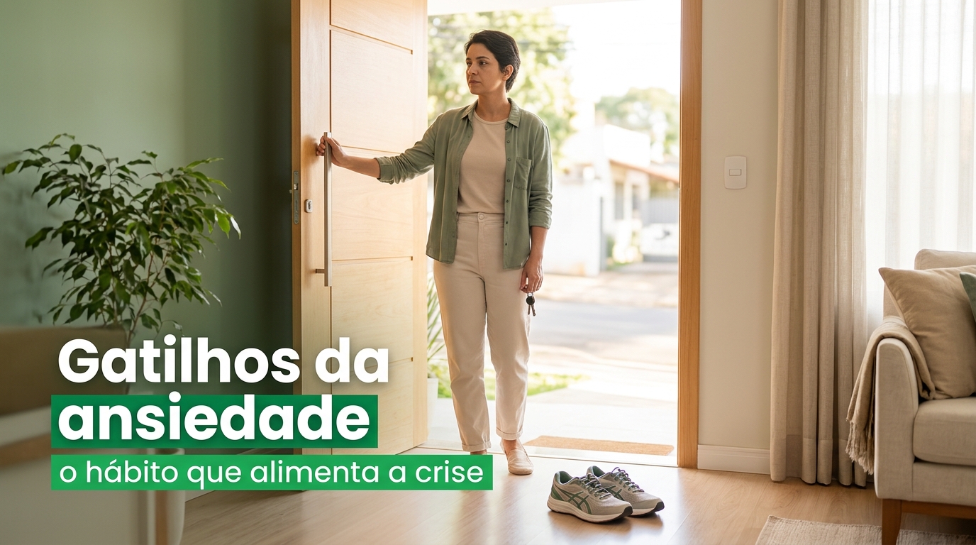 Gatilhos da ansiedade: o hábito de proteção que alimenta a crise