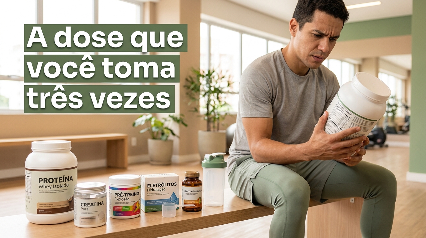 Supplement stacking: a dose que você toma três vezes