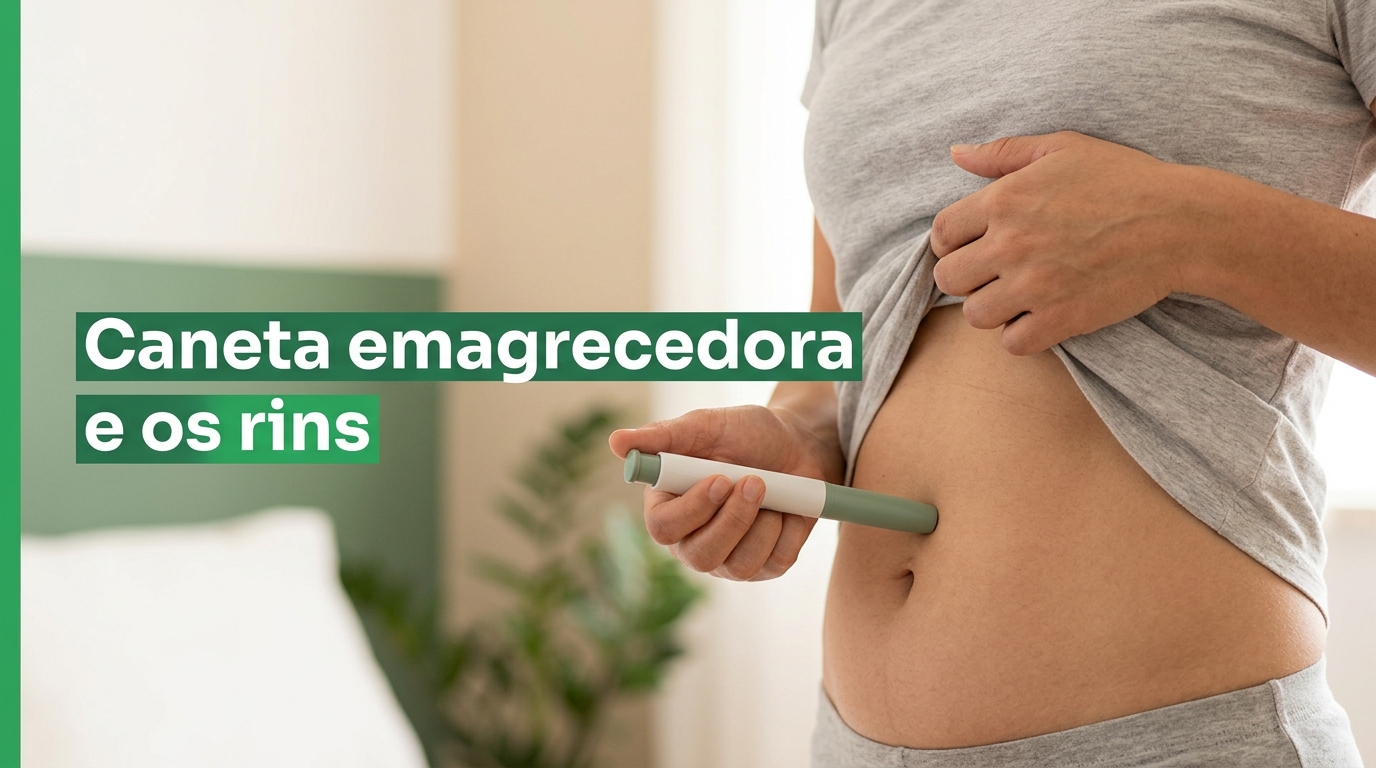 Caneta emagrecedora e rins: a proteção que o prato pode desfazer