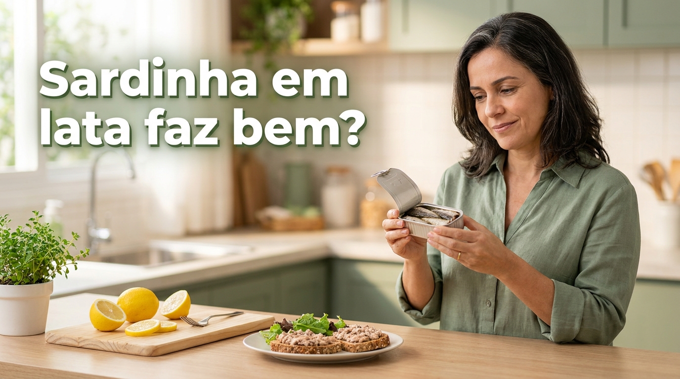 Sardinha em lata faz bem depois dos 40? O que a dica esqueceu