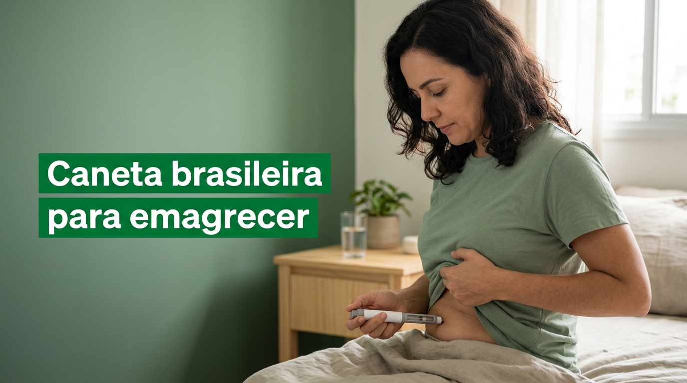 Caneta brasileira para emagrecer: o detalhe que quase ninguém lê