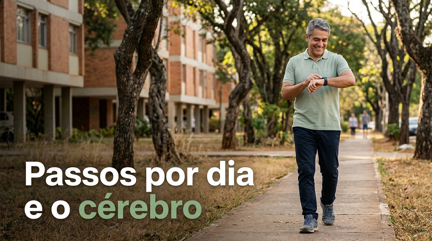 Quantos passos por dia para o cérebro: o que a manchete omitiu