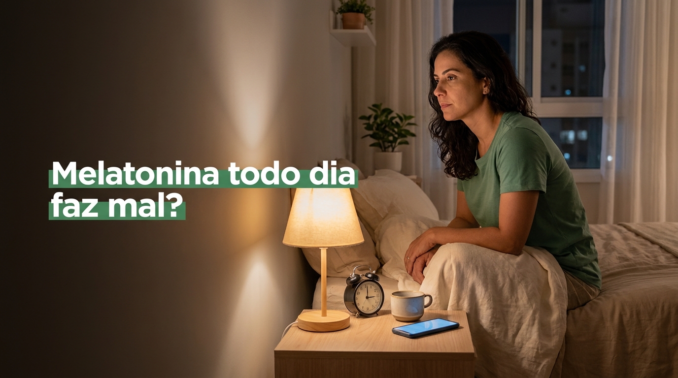 Melatonina todo dia faz mal? A pergunta que vem antes da dose