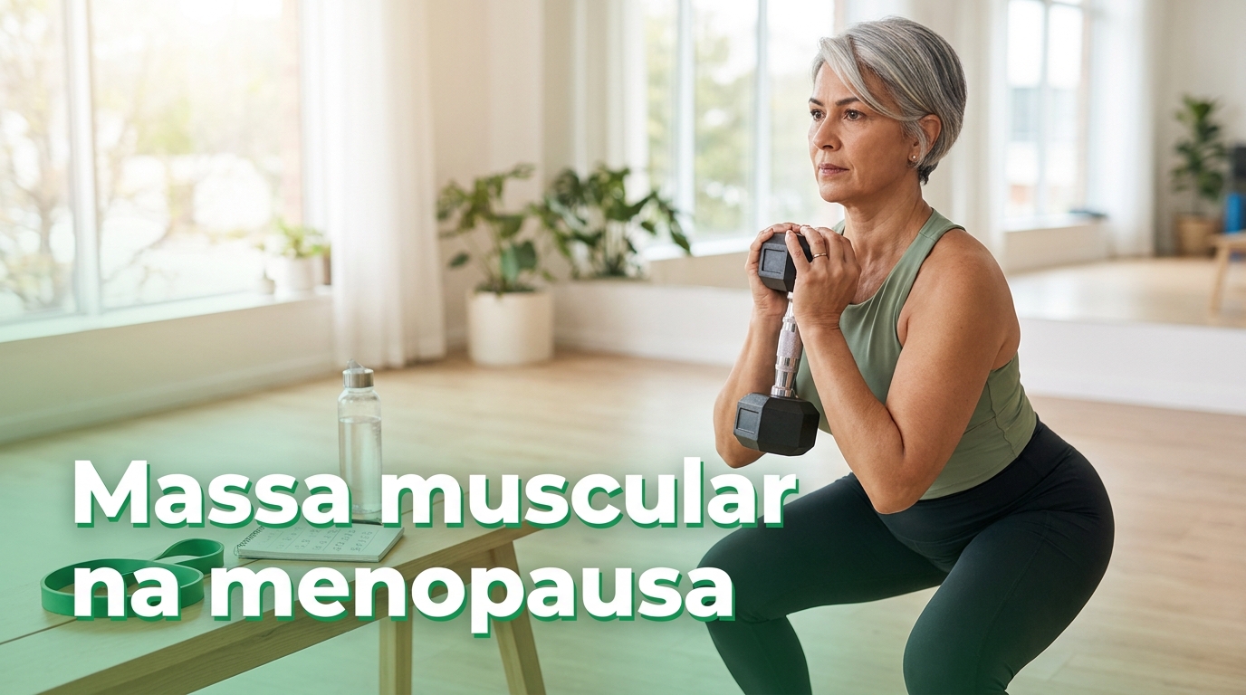 Massa muscular na menopausa: o que o estrogênio fazia calado