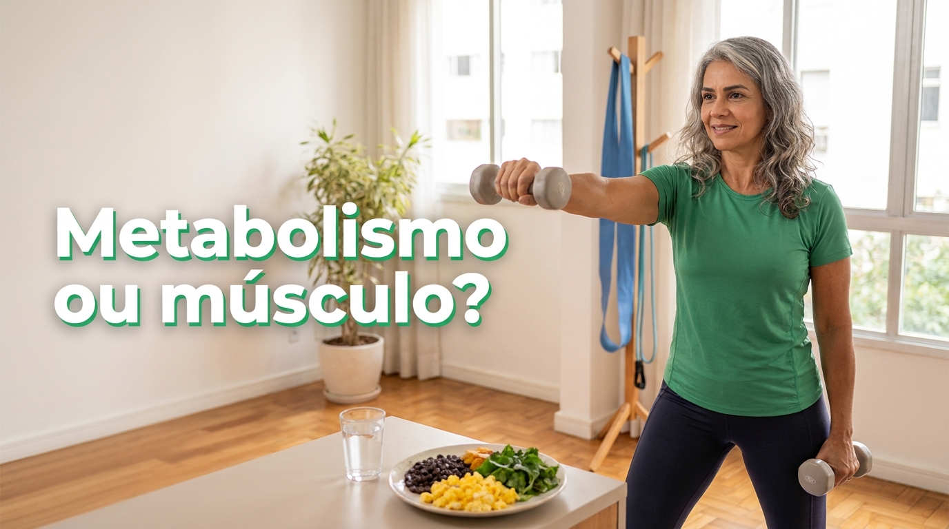 Seu metabolismo caiu na menopausa, ou foi o músculo que foi embora?