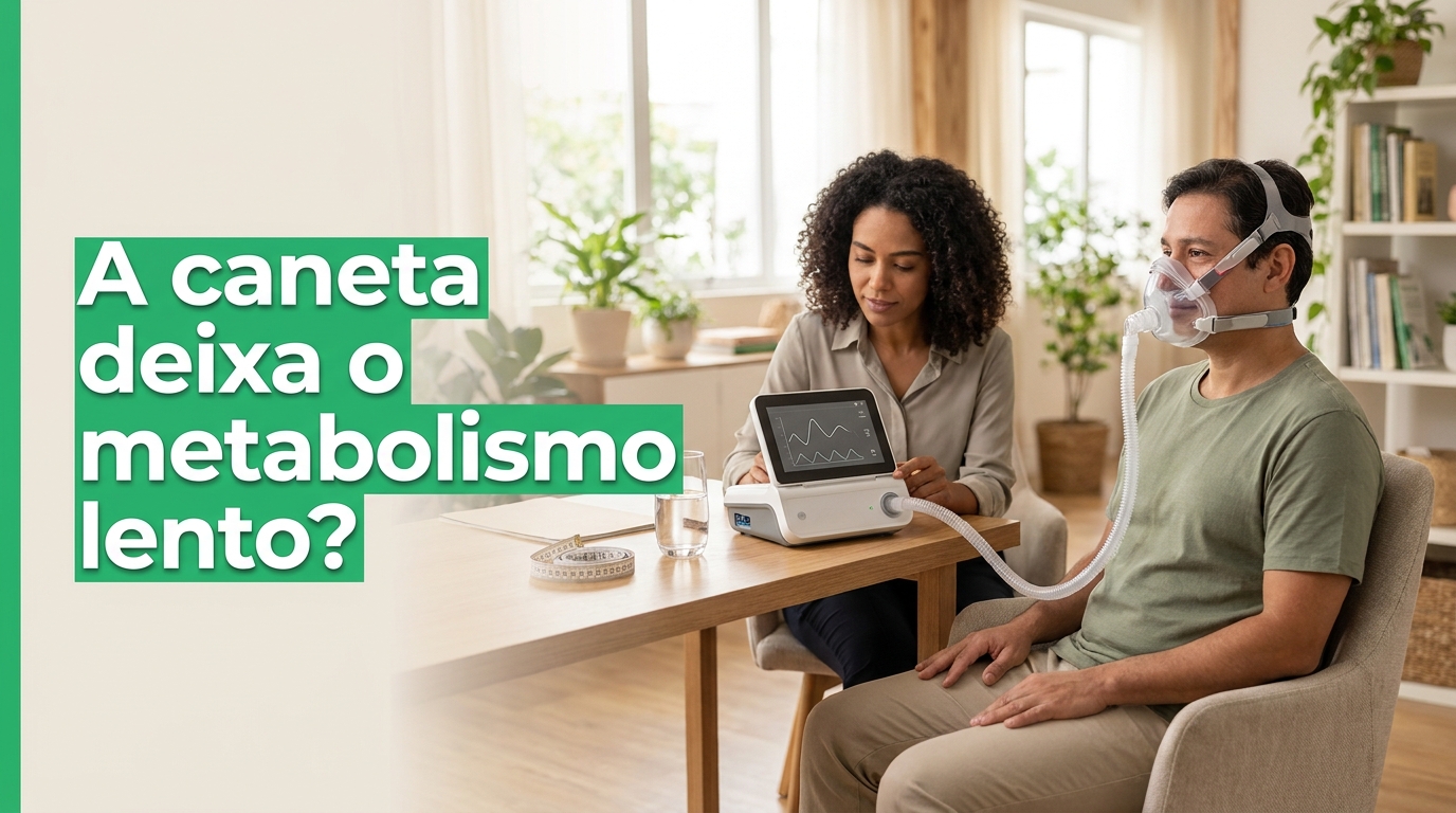 A caneta emagrecedora deixa seu metabolismo mais lento?