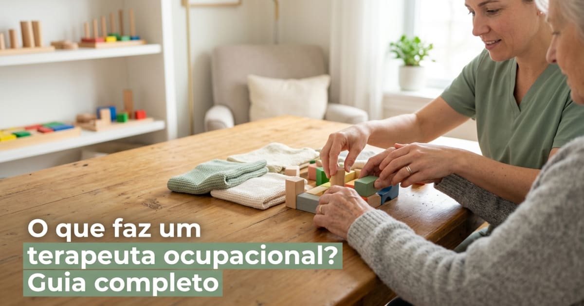O que faz um terapeuta ocupacional? Guia completo | Clínica Nutrifono