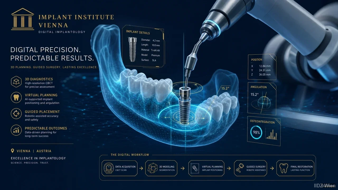 Digitale Implantologie 3D-Planung — Institut für Implantologie und digitale Zahnmedizin Wien