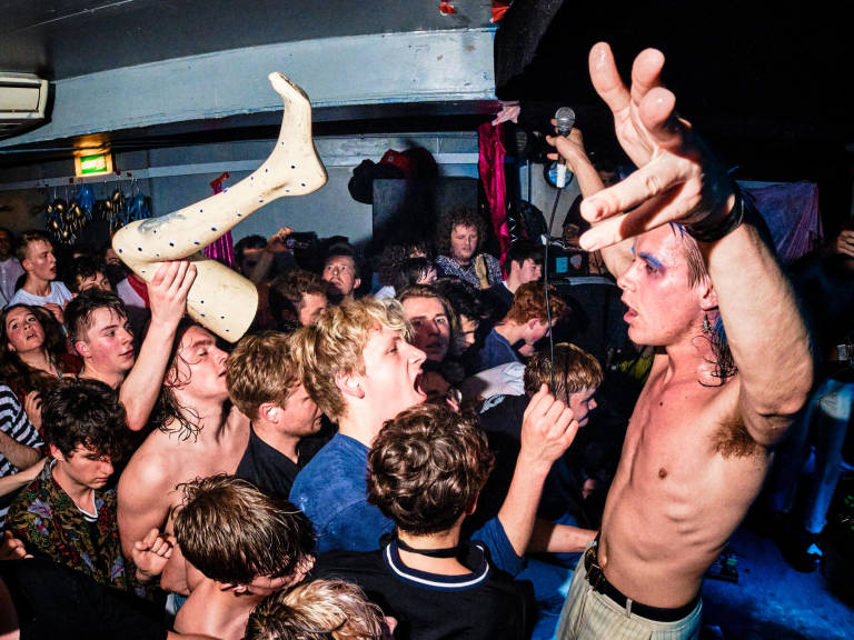 HMLTD at The Louisiana, Bristol, May 2017. Photograph Copyright © Simon Holliday