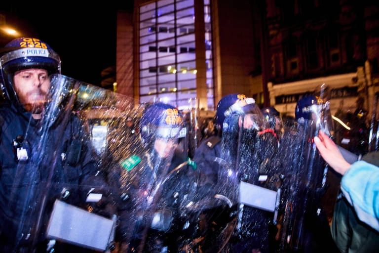 &quot;Kill The Bill&quot; protest, Bristol, March 26th 2021. Photograph Copyright &copy; Simon Holliday