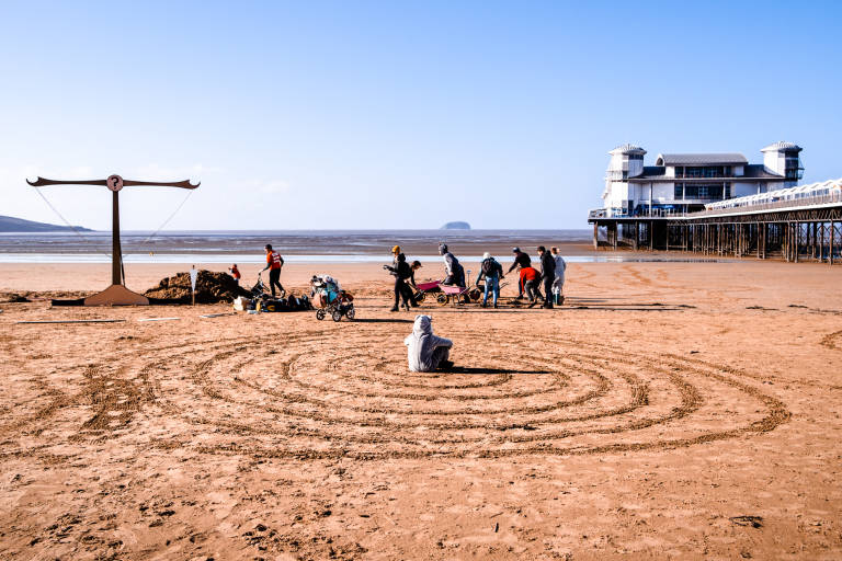 Weston-super-Mare, February 2020. Photograph Copyright &copy; Simon Holliday