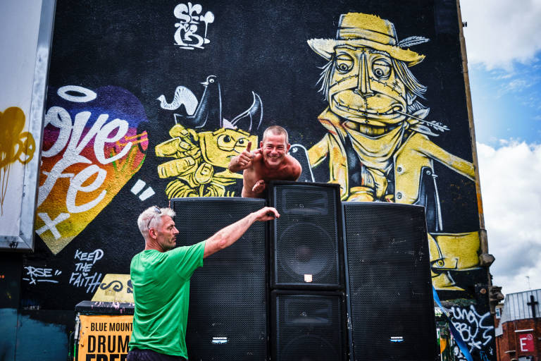 Turbo Island, Bristol, July 2019. Photograph Copyright &copy; Simon Holliday